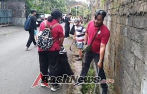Jumat Pagi Bersih Lingkungan Babinsa dan Masyarakat Gotong Royong