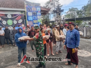 Pendampingan dan Pengawasan Distribusi Bantuan Beras CPPD di Desa Sukawana