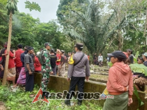 Upacara Ngebet Tulang dan Ngeroras Di Batukandik Di Amankan TNI Porli Dan Pecalang