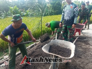 Warga Banjar Lantangidung dan Penida Jadi Motor Pembangunan TMMD Hari ke-10