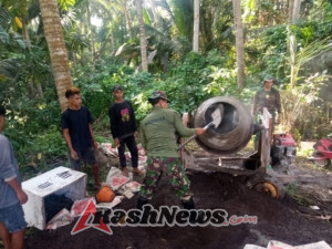 TMMD Hari ke-10: Kolaborasi Dan SSK dan Masyarakat Batuan Jadi Kunci Keberhasilan