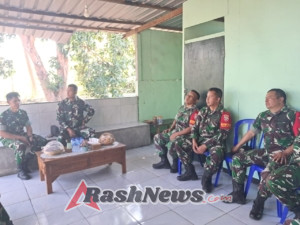 Dandim 1623/Karangasem melaksanakan kunjungan kerja ke Koramil 08/Kubu.