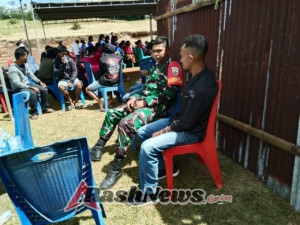 Kodim 1602/Ende Perkuat Sinergi dengan Masyarakat Lewat Komsos dan Pamwil di Desa Taniwoda