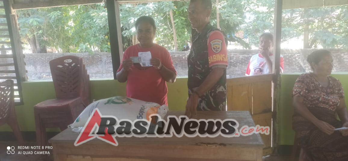 TNI-Pemda Kabupaten Ende Bersama Awasi Distribusi Bantuan Cadangan Beras Pemerintah