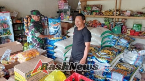 Turun Pantau Stok Dan Stabilitas Beras Dan kebutuhan Ternak, Wujud Nyata Kontribusi Babinsa Sukseskan Program Pemerintah