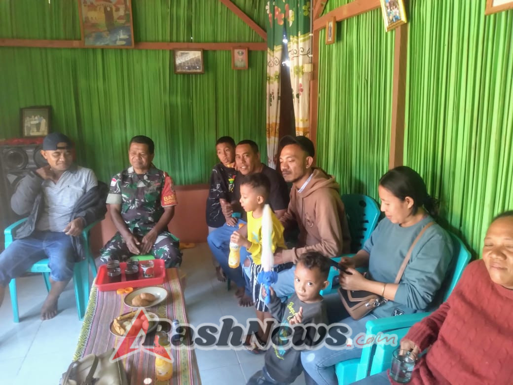 Langkah Kecil Bermakna Besar, Babinsa Ajak Warga Hormati Kemerdekaan