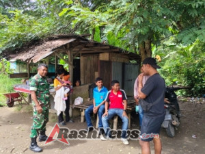 Babinsa Kodim 1602/Ende Aktifkan Pamwil dan Puldata Ter di Desa Riaraja