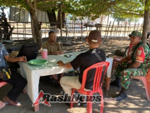 Komsos dan Pamwil Babinsa Koramil 1602-04/Maurole Berjalan Aman dan Lancar di Desa Neotonda