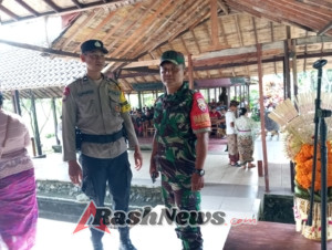 Babinsa Hadir di Tengah Warga, Kawal Loka Sabha MGPSSR Berlangsung Aman dan Tertib