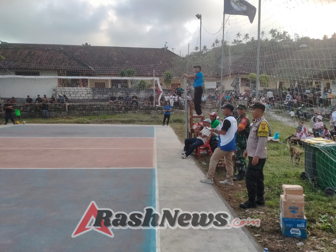 Jungjung Sportifitas, Pesan Babinsa Tanglad Di Pembukaan Pordes