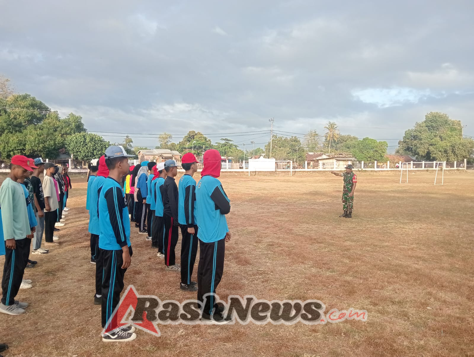 Pembinaan Calon Paskibraka, Babinsa Tanamkan Semangat Nasionalisme