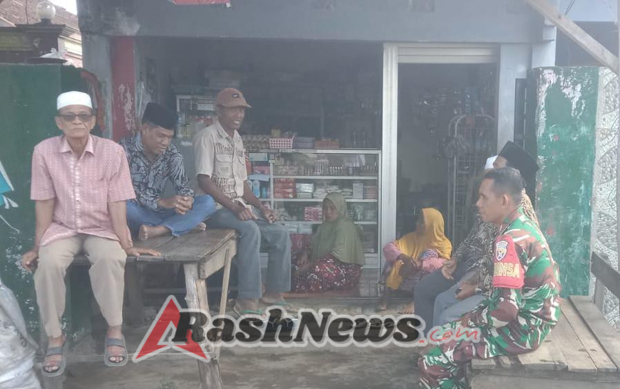 Komsos Babinsa Serakapi: Satukan Semangat Merah Putih Jelang Kemerdekaan