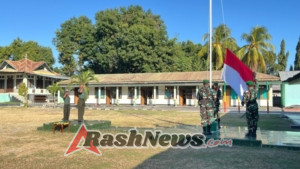 Upacara Bendera Merah Putih di Kodim 1603/Sikka: Kasdim Berpesan Jaga Kekompakan