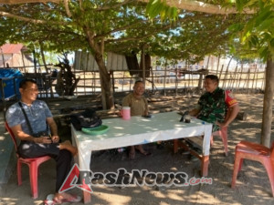 Patroli dan Puldata, Babinsa Kodim 1602/Ende Pantau Situasi di Wilayah Binaan