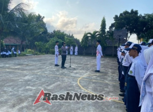 SatBinmas Polres Karangasem Melaksanakan Kegiatan Police Go To School bertempat di MTS N Karangasem