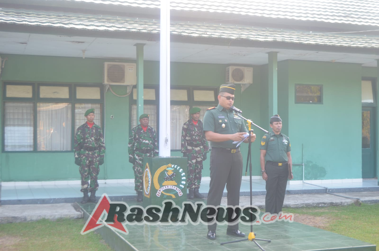 Kodim Dompu Gelar Upacara, Danrem 162/WB Titip Pesan Strategis kepada Prajurit