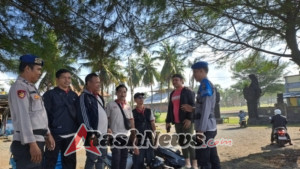 Polairud Polres Gianyar Laksanakan Patroli Pesisir di Pantai Masceti, Warga Diimbau Jaga Keselamatan