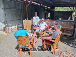 Babinsa Kodim 1602/Ende Aktif Bangun Kemanunggalan Lewat Komsos di Kelimutu