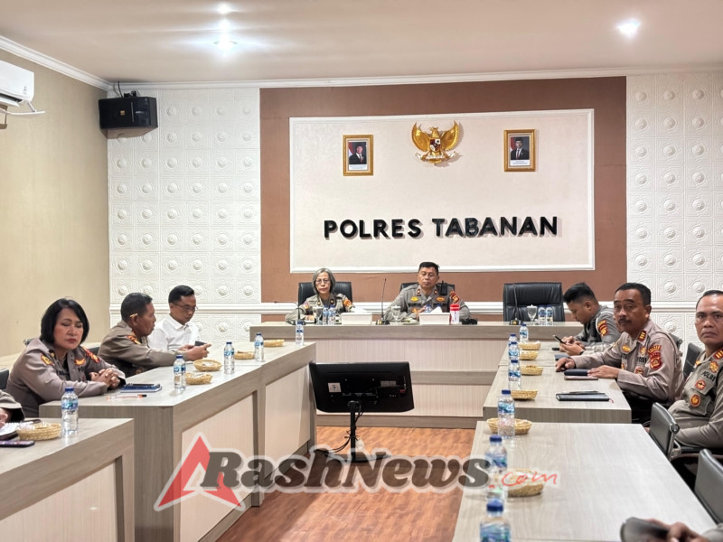 BPK RI Lakukan Pemeriksaan Kinerja Kamseltibcar Lantas dan RS Bhayangkara, Polres Tabanan Siap Dukung Penuh