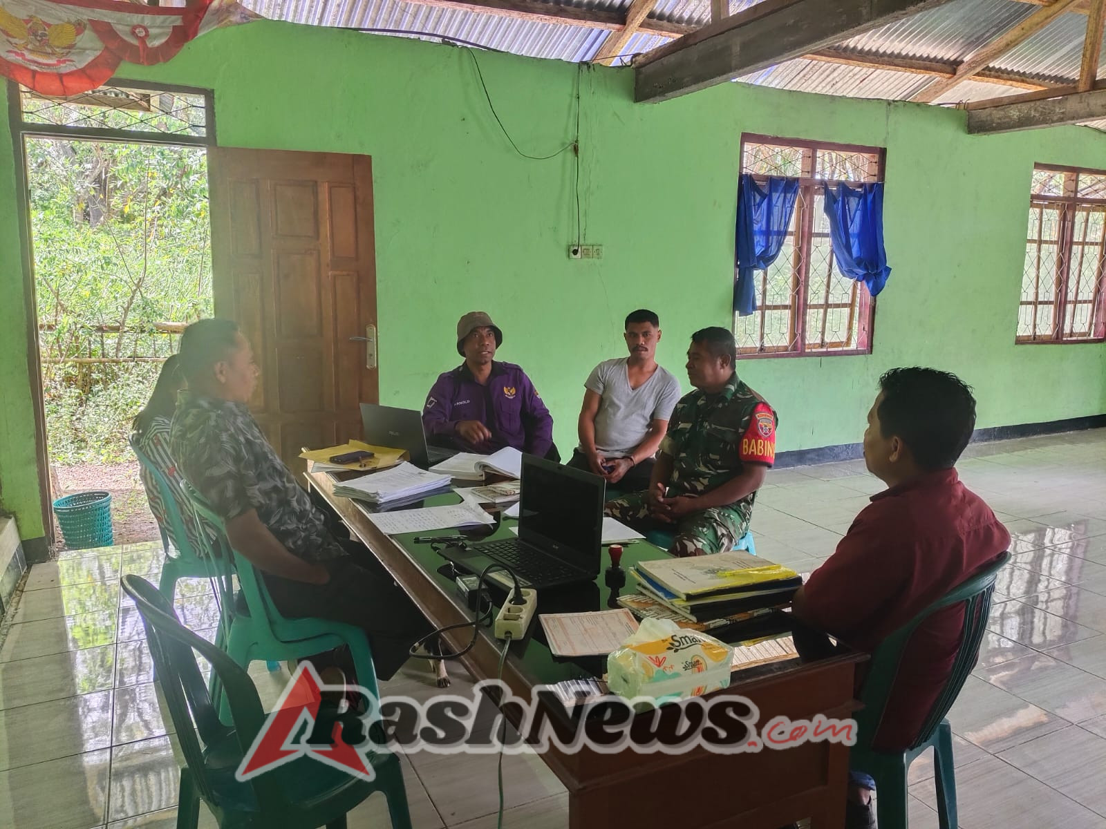 TNI AD bersama Masyarakat Desa Jamokeasa Sukses Laksanakan Puldata yang Aman dan Lancar