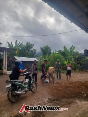 Babinsa 1602-01/Ende Berikan Motivasi kepada Generasi Muda dan Petenun Desa Manulondo