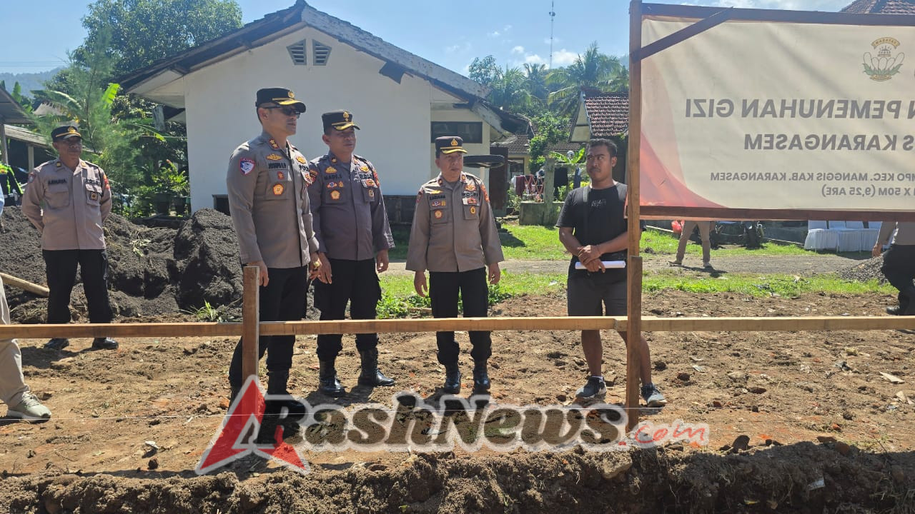 Kapolres Karangasem Tinjau Persiapan Ground Breaking SPPG untuk Program “Makan Bergizi Grati