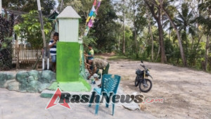 Tingkatkan Semangat Nasionalisme, Koramil 02/Walakaka Kibarkan Bendera Merah Putih