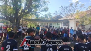 Semarak Kemerdekaan, Babinsa Dampingi Pembukaan Perlombaan di Kecamatan Haharu