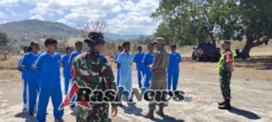 Tingkatkan Disiplin dan Patriotisme, Paskibra Bikomi Utara Dapat Pendampingan TNI-Polri