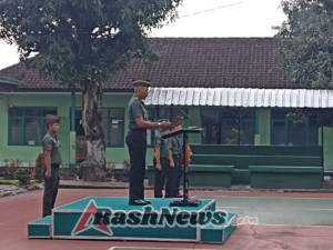Gelar Upacara Bendera, Kasdim Klungkung Tegaskan Komitmen Dukung Program Pemerintah