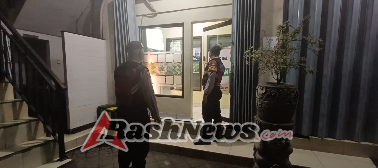 Patroli Samapta Polsek Abiansemal Sambangi ATM BPD Bali, Cegah Aksi Kejahatan Perbankan
