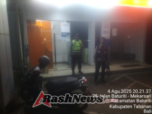 Polsek Baturiti Intensifkan Patroli Blue Light dan Patroli Subuh