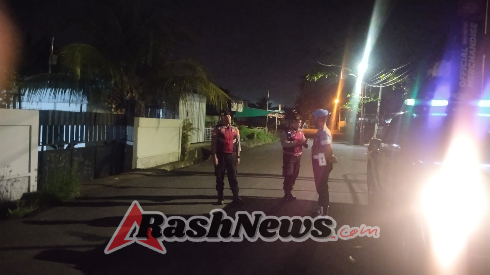 Patroli Presisi Polsek Blahbatuh, Jaga Keamanan Dini Hari Lewat Blue Light Patrol