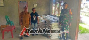 Babinsa Kodim 1602/Ende Turut Sukseskan Penyaluran Bantuan Pangan Tahun 2025