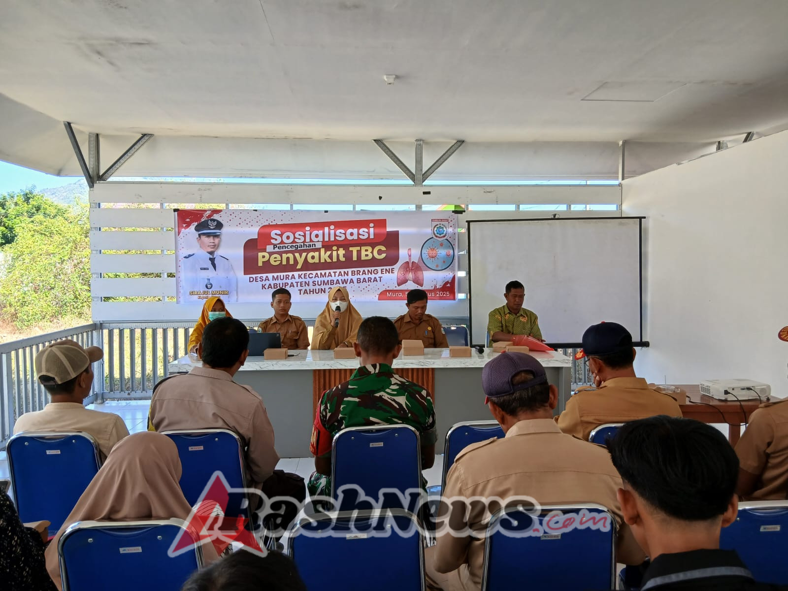 Koramil 1628-01/Taliwang Dukung Penuh Edukasi Pencegahan TBC di Wilayah Binaan