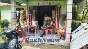 Babinsa Ende Laksanakan Monitoring dan Pengamanan Wilayah di Kecamatan Lepkes