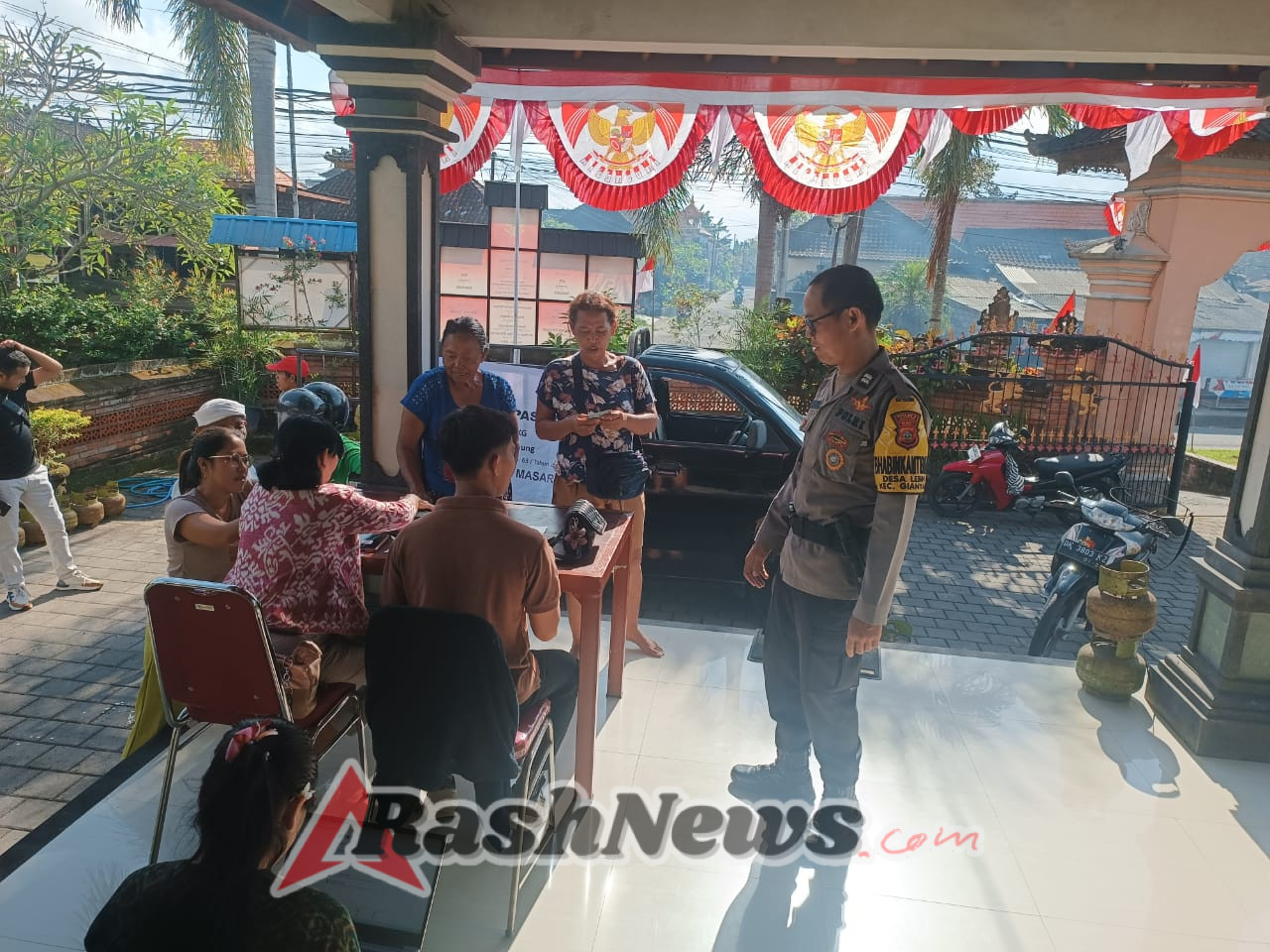 Operasi Pasar Gas LPG 3 Kg di Desa Lebih Gianyar, 100 Tabung Habis Tersalur kepada Warga