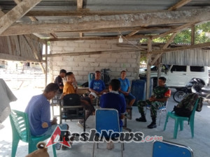 Babinsa Koramil 1627-03/Batutua Mediasi Penataan Lahan Pertanian Antar Desa