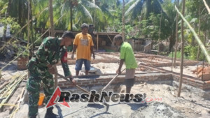 Rumah Dibangun, Keamanan Dijaga: Peran Aktif Babinsa di Balurebong