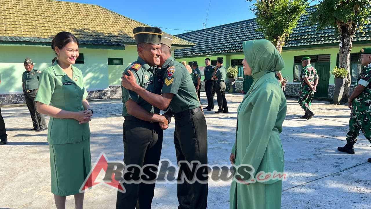 Penuh Haru, Kodim 1613/Sumba Barat Gelar Acara Pensiun untuk Serka Jaedun