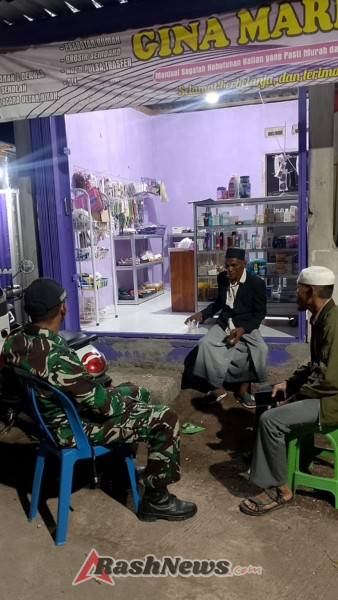 Babinsa Ajak Warga Hidupkan Ronda di Dusun Nciu