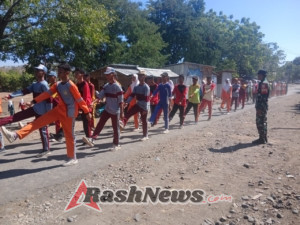 Latihan Paskibra Kecamatan Ambalawi Berjalan Lancar