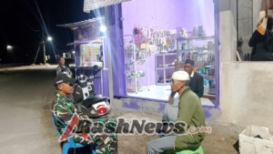 Babinsa Soro Giat Ronda Malam, Teguhkan Peran Warga dalam Menjaga Kamtibmas