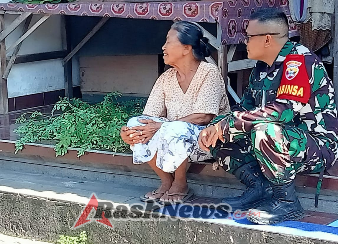Lihat Rumah Direhab Tentara, Wayan Ngeni Tersenyum Bahagia
