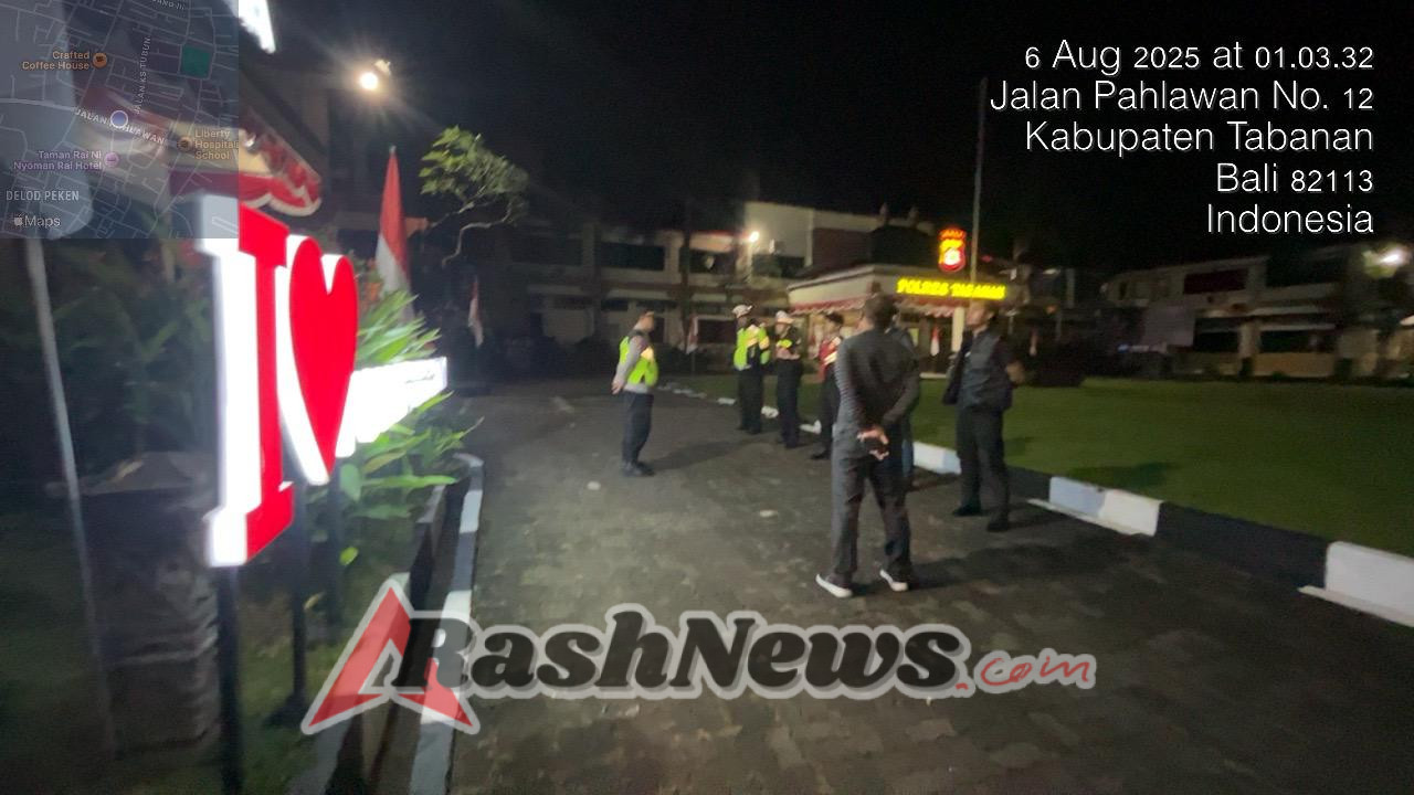 Blue Light Patrol Polres Tabanan Sasar Titik Rawan, Cegah Kejahatan 3C di Tengah Malam
