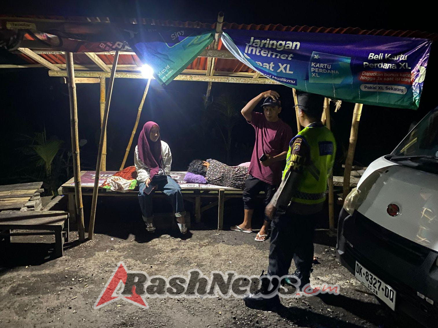 Polsek Selemadeg barat Gelar Patroli Malam Menjelang Dini Hari