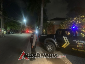 UKL Polsek Kuta Utara Prioritaskan Patroli  Di Jalan Pemelisan Agung Berawa