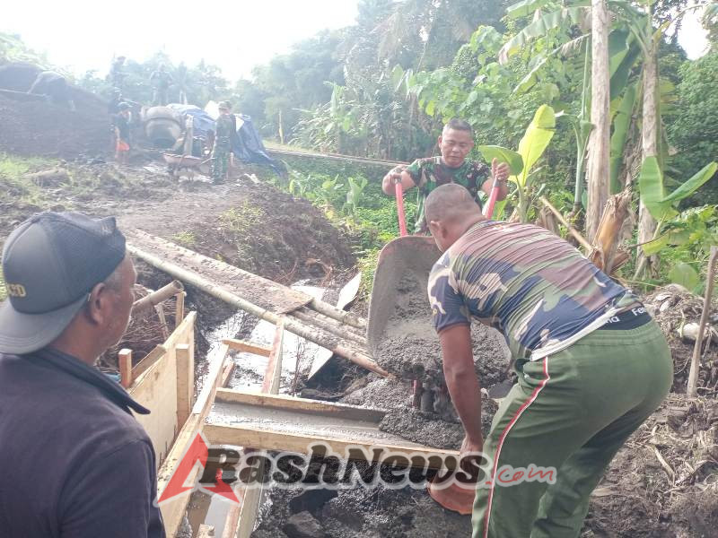TMMD Ke-125 Wujudkan Impian Warga, Kadus Lantangidung dan Penida Apresiasi TNI