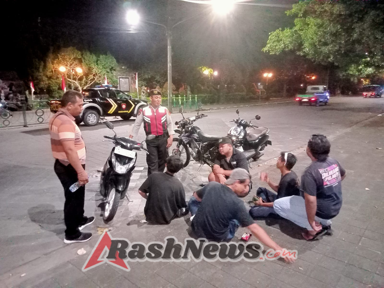 Sampaikan Imbauan Kamtibmas Unit Samapta Polsek Mengwi Laksanakan Patroli Dialogis di Kawasan Taman Ayun