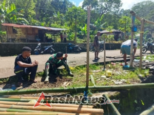 Komsos Aktif, TNI Hadirkan Rasa Aman di Tengah Masyarakat Ende